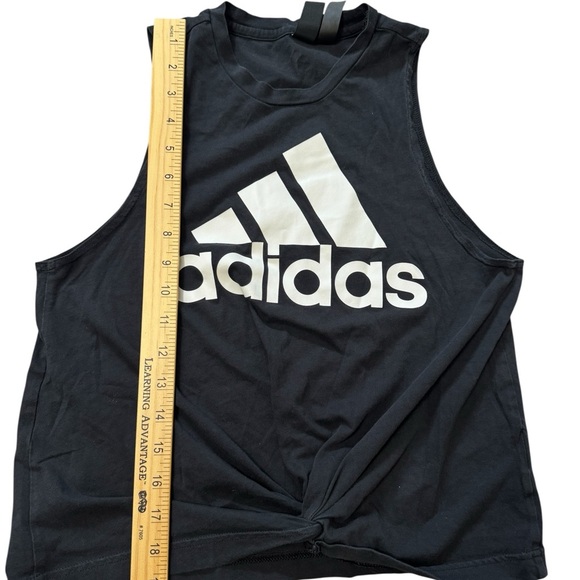 2/20 Adidas Sleeveless Tie Knot Tank Top - Picture 10 of 10